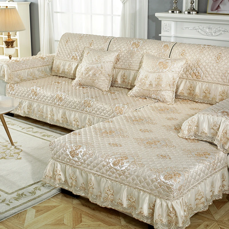 （枕梦）欧式防滑防猫抓全包万能四季通用沙发垫沙发套罩新款简约