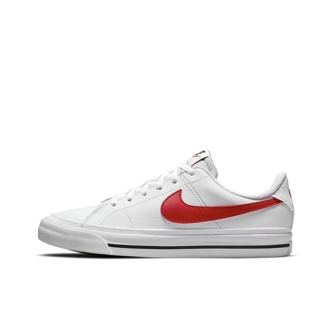 Nike/耐克 Court Legacy(GS防滑减震)低帮休闲板鞋白红DA5380-105