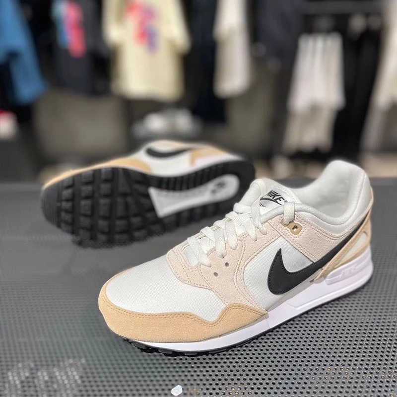 Nike/耐克 Air Pegasus 男款复古低帮休闲跑步鞋米白色FN3414-100