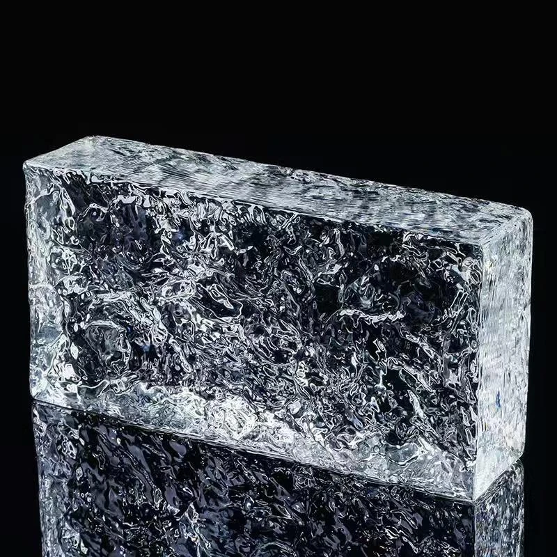 玻璃砖隔断墙透明方形网红水晶砖实心砖透光彩色卫生间装饰背景墙