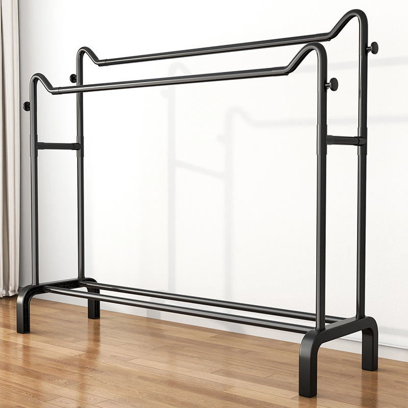 晾衣架落地家用衣帽架卧室挂衣架杆室内挂衣服架子宿舍阳台晒衣架