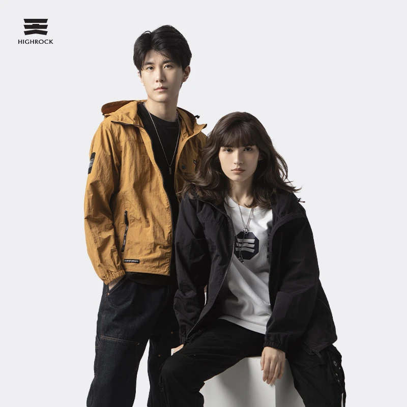 HIGHROCK/天石【李nic专属】山系风衣外套百搭男女同款工装防风J069