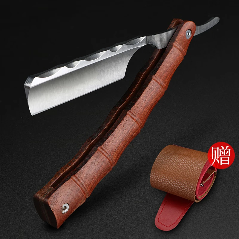 理发老式刮胡刀刮脸刀剃光头刀手动一体修面刀理发店老式剃头刮刀