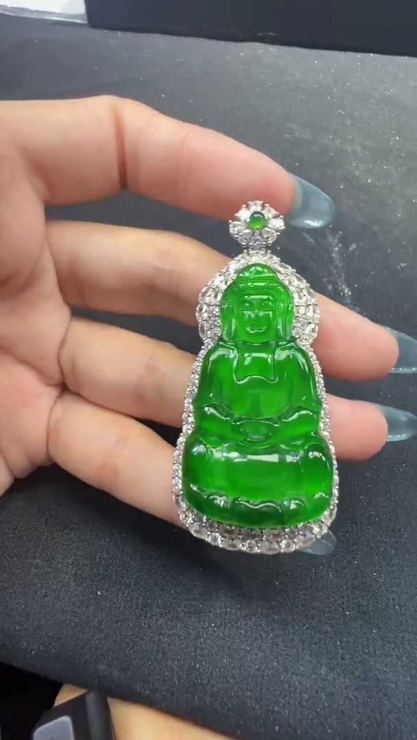 【闪购商品】定制翡翠未镶嵌吊坠1