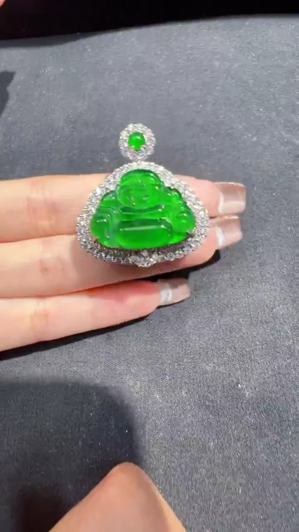 【闪购商品】定制翡翠未镶嵌佛公商品多样性发货1