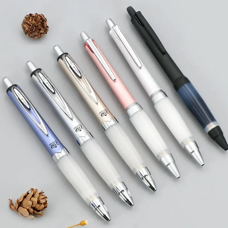 uni/三菱铅笔防疲劳软握SXN-1000中油笔0.7可换笔芯中性笔207GG