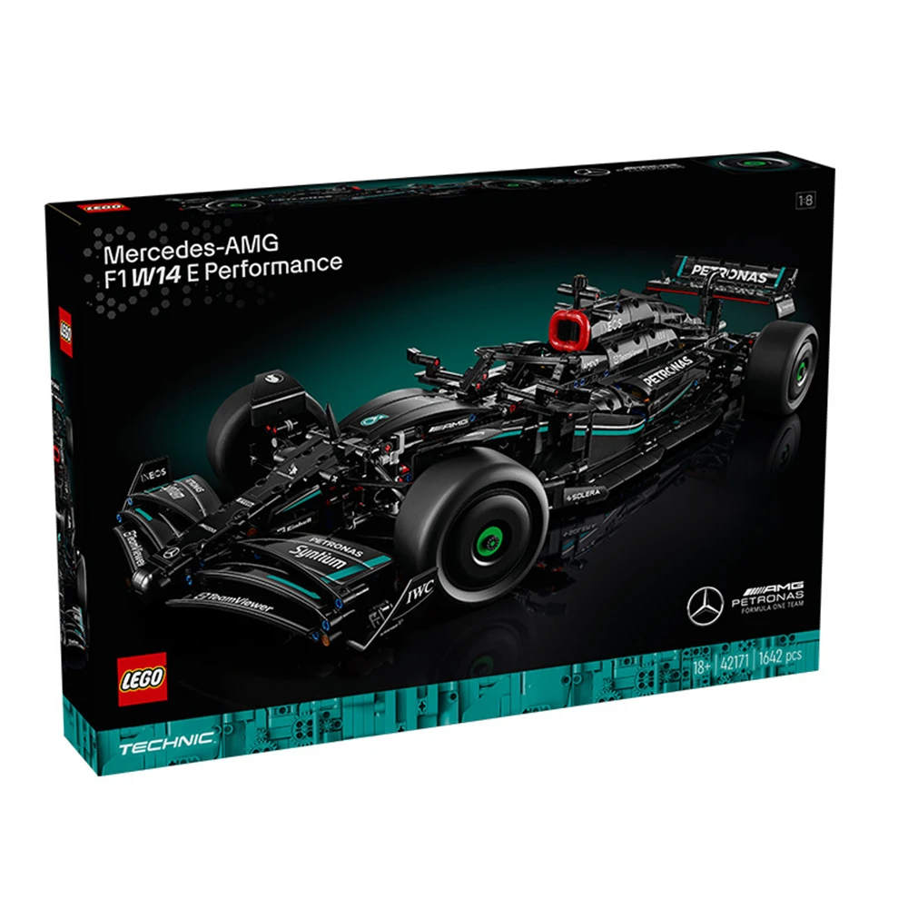 乐高LEGO积木机械组42171梅赛德斯F1赛车男女孩玩具模型生日礼物