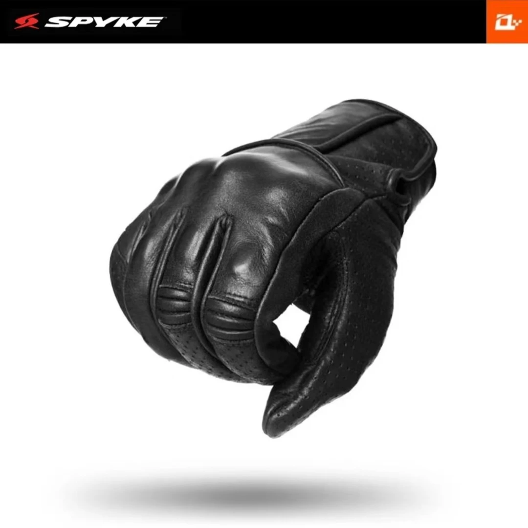 意大利SPYKE比亚里复古城市保护手套水牛皮防护打孔透气手套