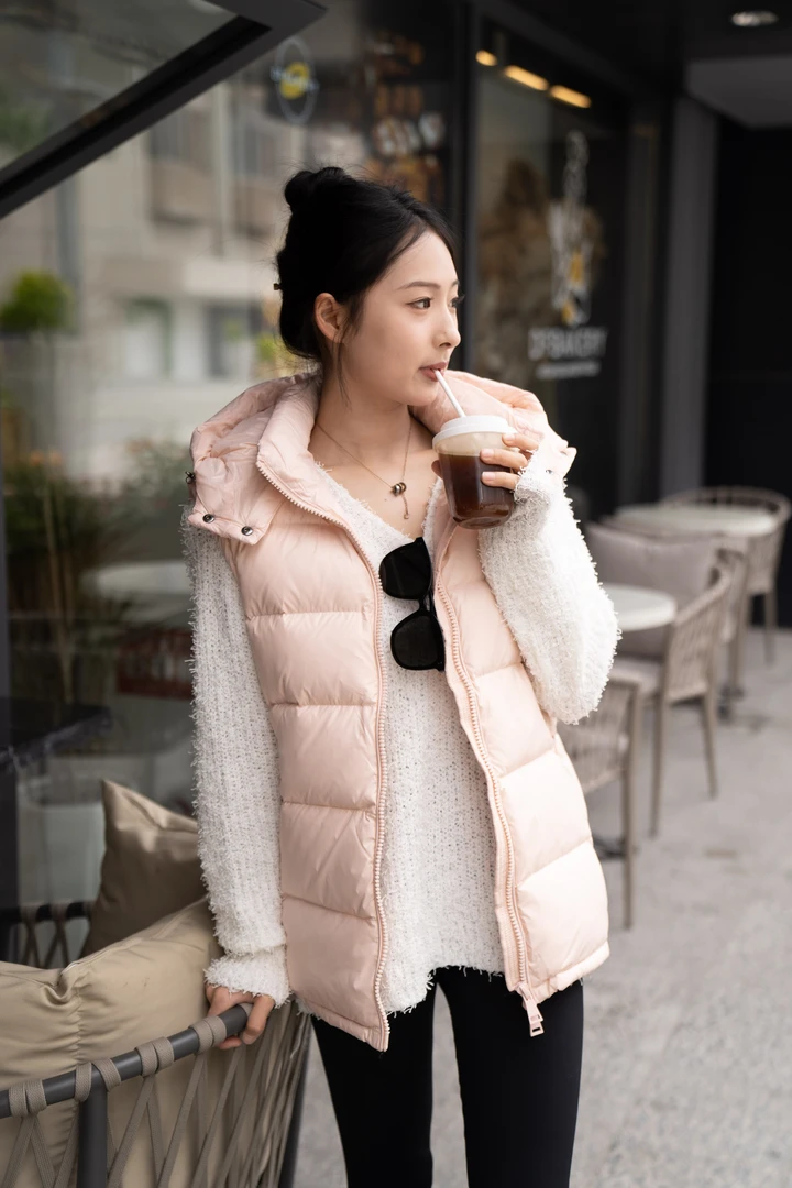 时尚天鹅ModaSwan加厚鹅绒石墨烯情侣款羽绒马甲TY