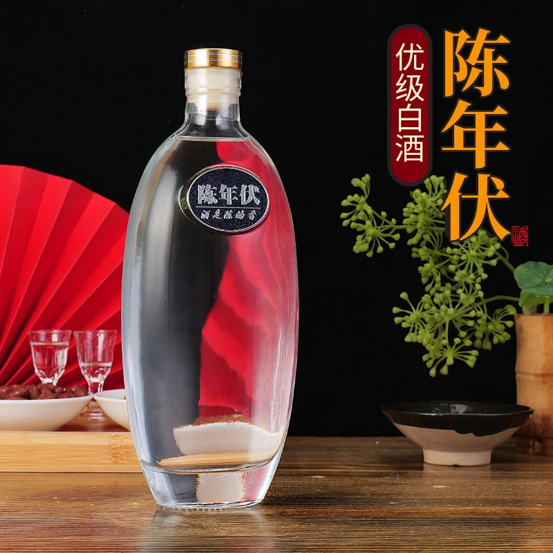 陈年伏酒陈年伏酒固态法纯粮酿造优级浓香型白酒52度老酒52度480