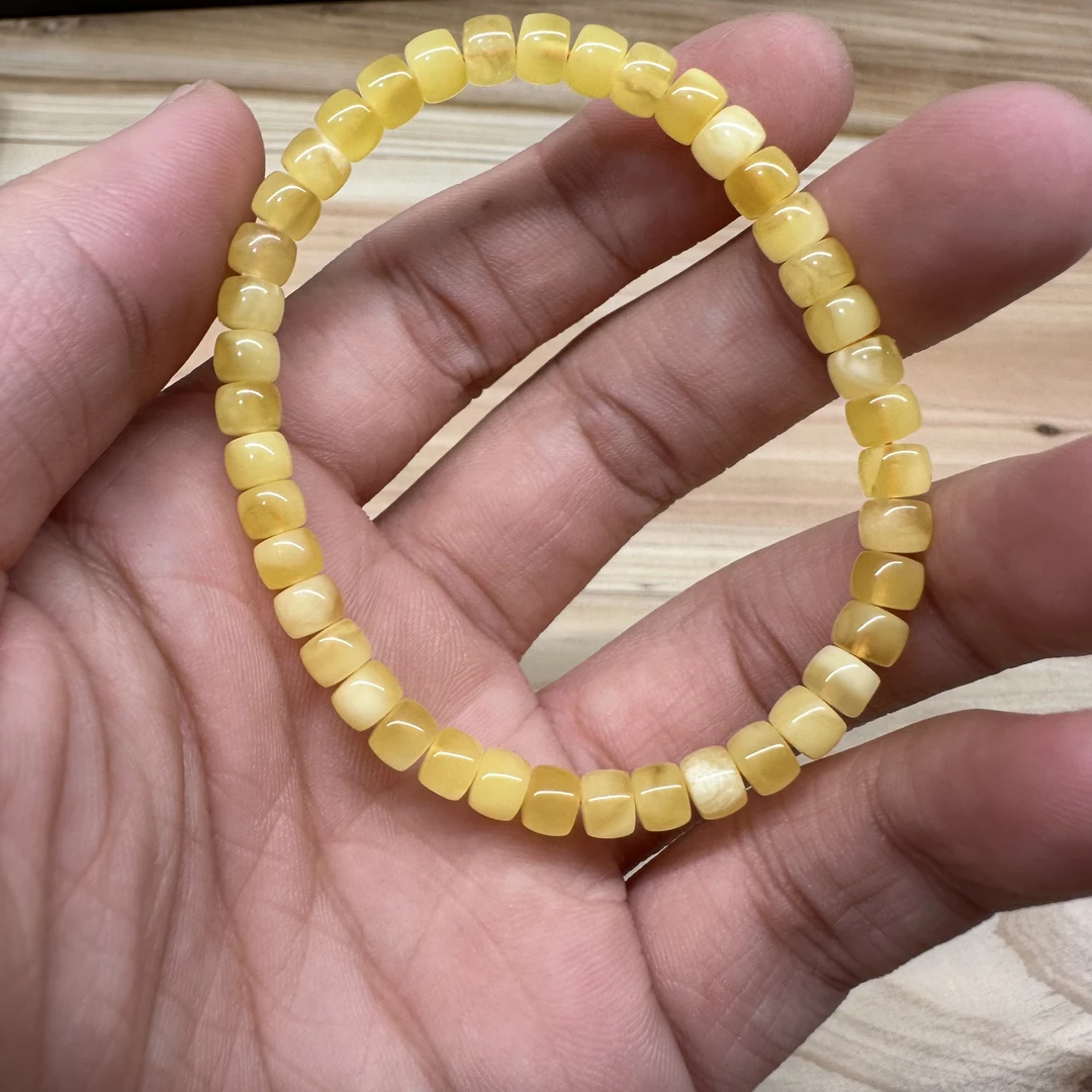 【木阳文创】蜜蜡单圈手串5mm