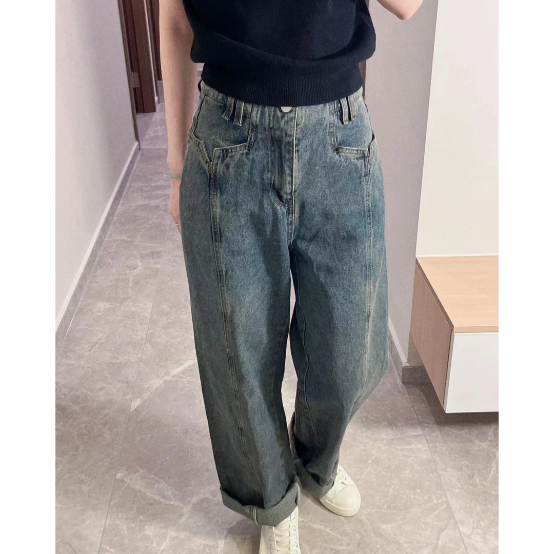 I.NU  比较酷的蓝色牛仔裤