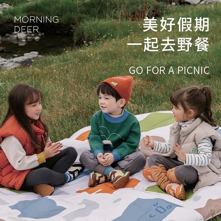【再哥专属】鹿早&papa户外牛津野餐垫户外清新便携防水防潮垫