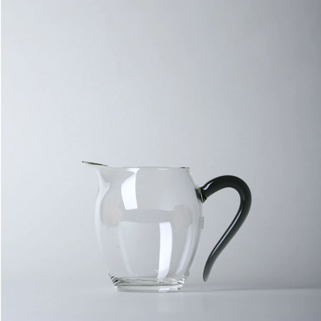 炫酷黑把玻璃公道杯 300毫升