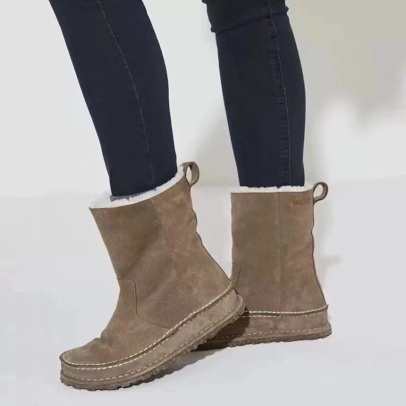 衡心优选冬季 百搭2024新款博肯加绒雪地靴