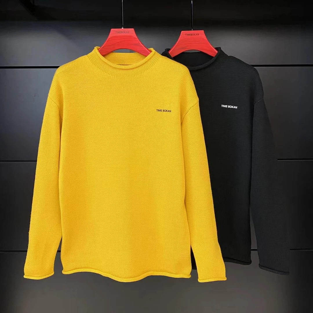 【TIME BOKAN】秋季轻奢定制24ss时尚百搭舒适个性休闲毛衣88721