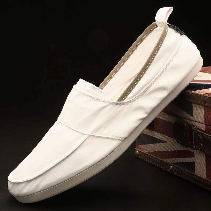 baoda/宝达老北京布鞋休闲鞋男款夏季透气软底潮鞋薄款百搭豆豆鞋