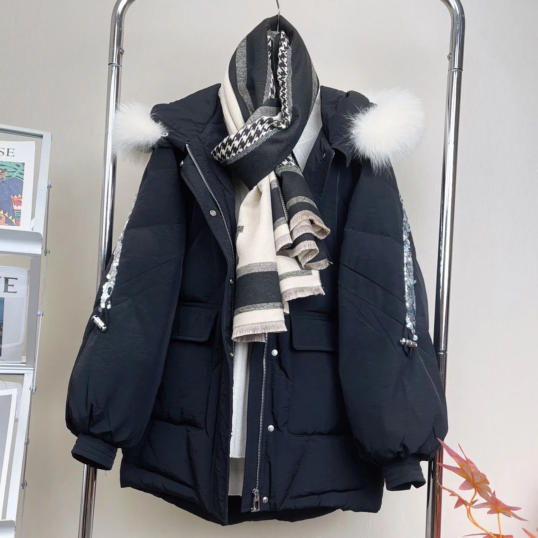 IN0188  女式高端品牌新款羽绒服(不带毛领）