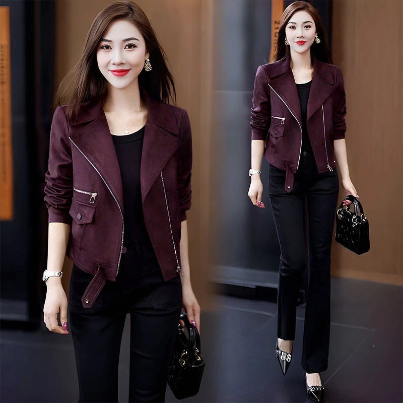 时尚高级感短外套女2024年秋季新款洋气显瘦减龄机车服夹克上衣潮