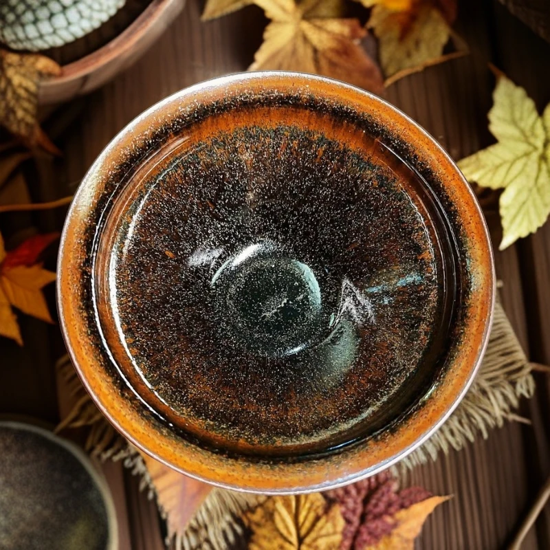 竈成（灶成）龙窑-陈永佳自然还原柴精美烧建盏大号茶杯茶具茶生活