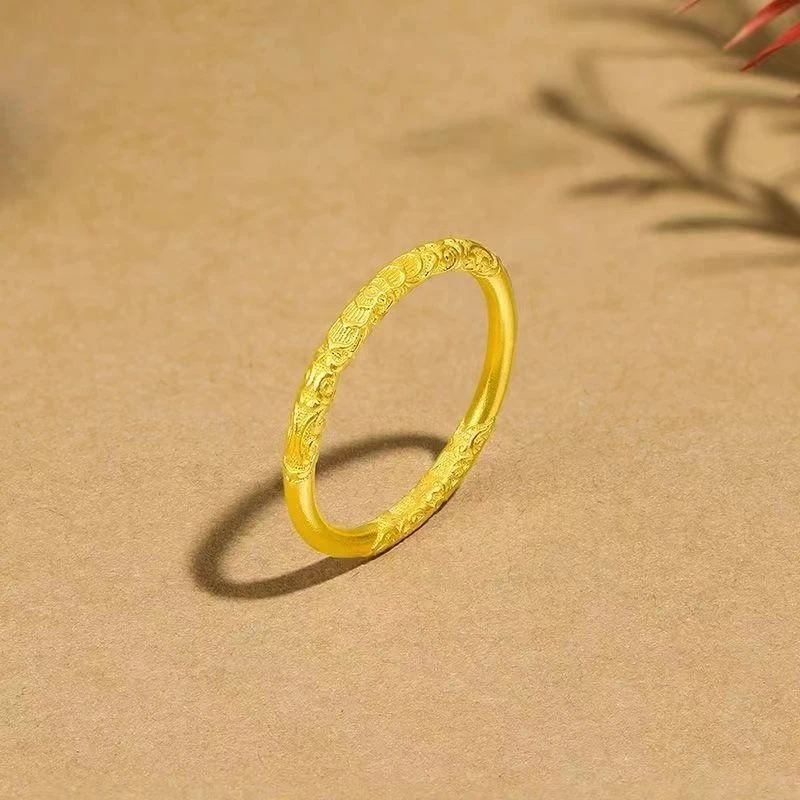 合金戒指 卷草纹戒指