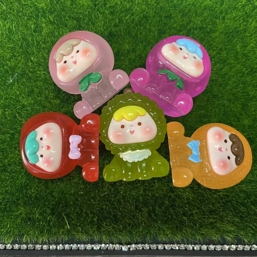 【对对碰许愿款】树脂黏土水果多妹女孩钥匙扣摆件包挂创意学生摆设