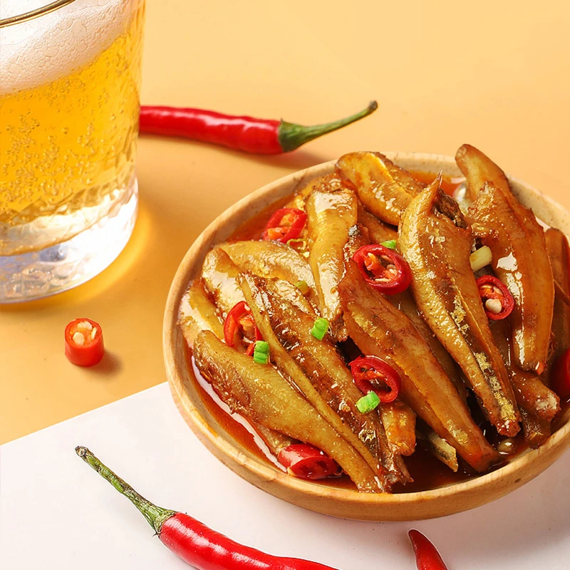 劲仔小鱼干小鱼仔毛毛鱼麻辣海味零食解馋小吃休闲即食品湖南特渔