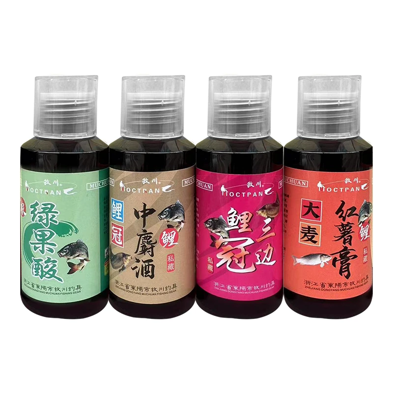 鲤冠三边精选配方味天然原料鲤鱼三道鳞（一套四瓶）大容量一瓶搞定