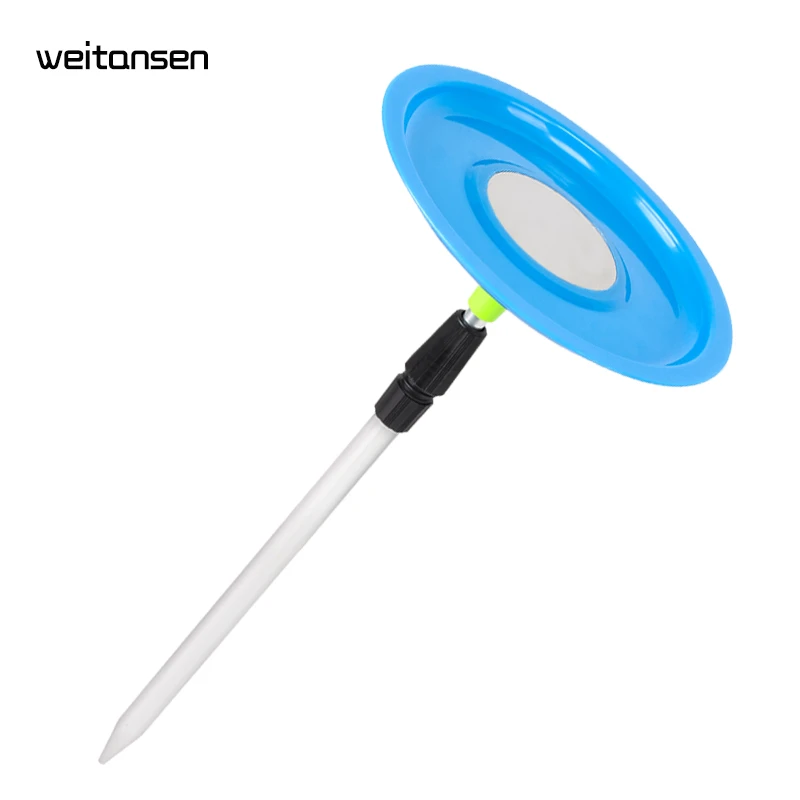 简易单层拉饵盘强磁搓饵盘野钓地插拉饵盘迷你便携小号钓鱼饵料盘