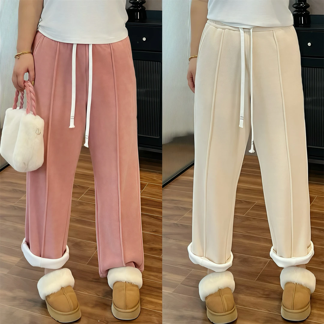 断码捡漏~可可蛋卷 / 质感熊猫绒奶奶裤5719花契200斤胖mm冬季