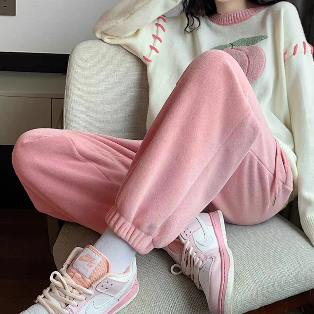 断码捡漏~~环岛日记 / 双面宝宝绒束脚卫裤2793溯源好物