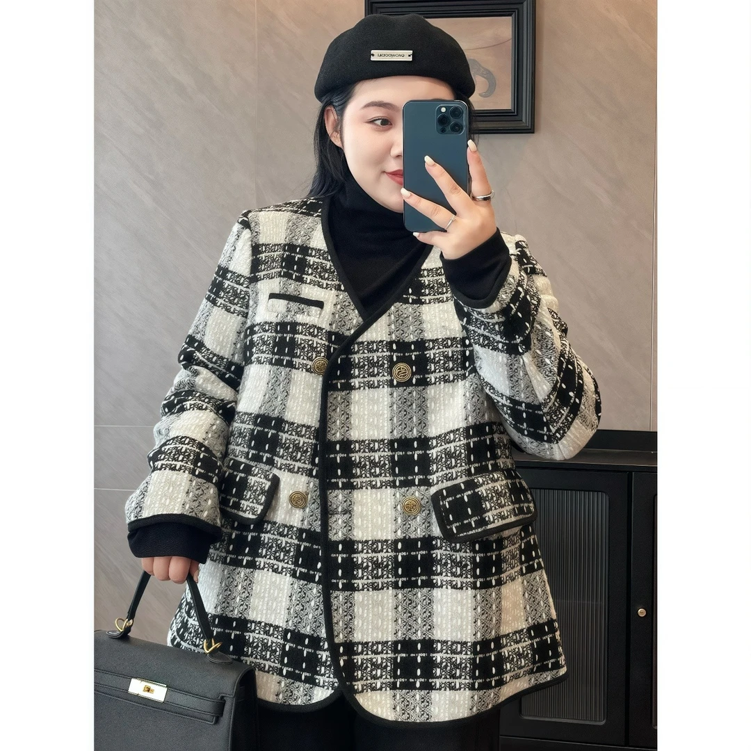 断码捡漏~邦尼小姐 / 精致小香风设计师款外套7551花契200斤胖mm