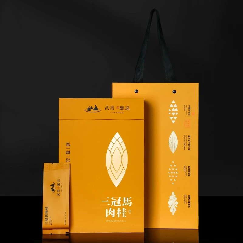 岩说｜乌龙茶武夷山正岩三冠马肉桂高档茶叶礼盒装送礼佳品长辈