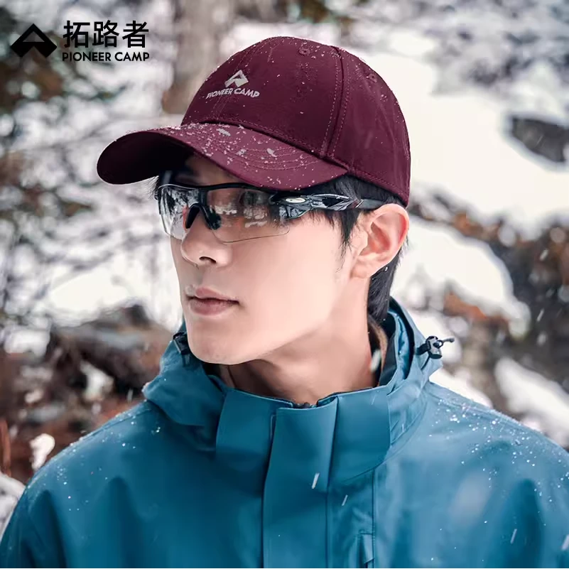 拓路者户外休闲帽男女款夏季纯棉宽帽檐遮阳休闲运动鸭舌棒球帽子