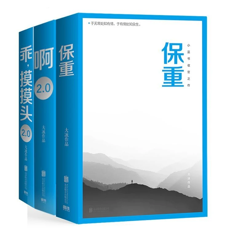 磨铁【大冰3册】保重+啊2.0+乖,摸摸头2.0 畅销书作者大冰著