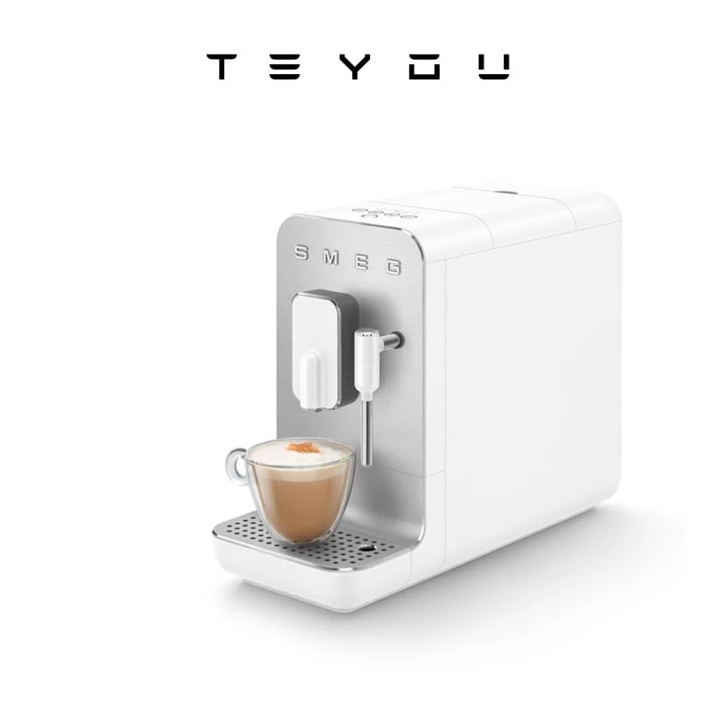 特友（TEYOU）SMEG斯麦格意式全自动打奶泡拉花磨豆研磨咖啡机