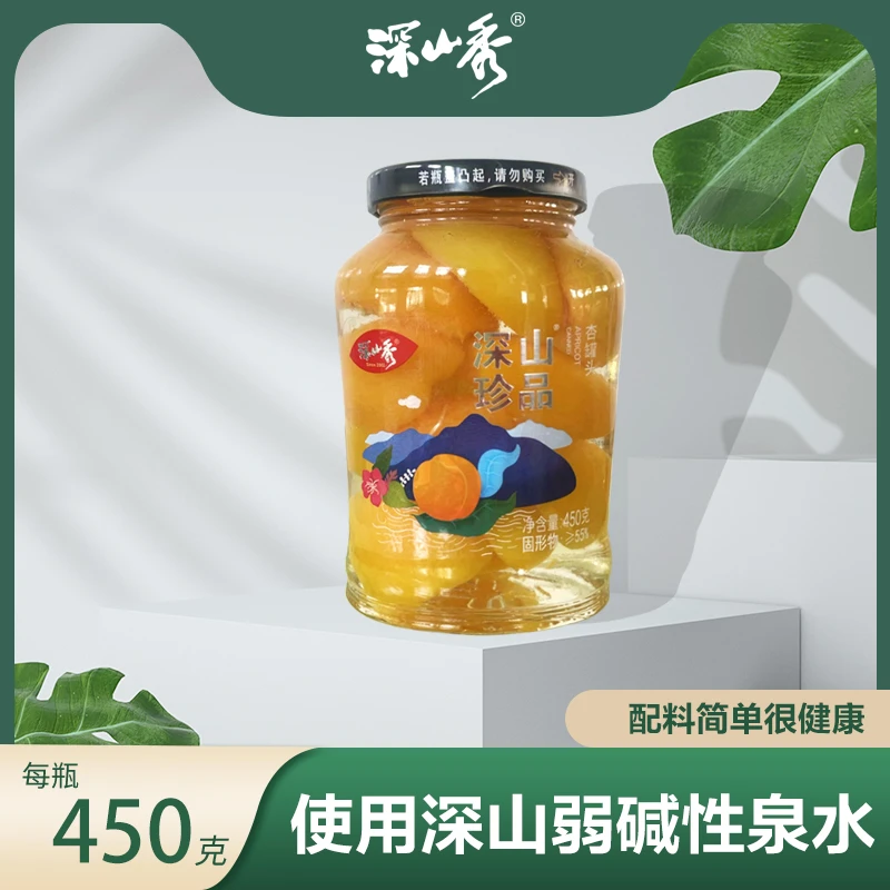 深山珍品450克杏罐头