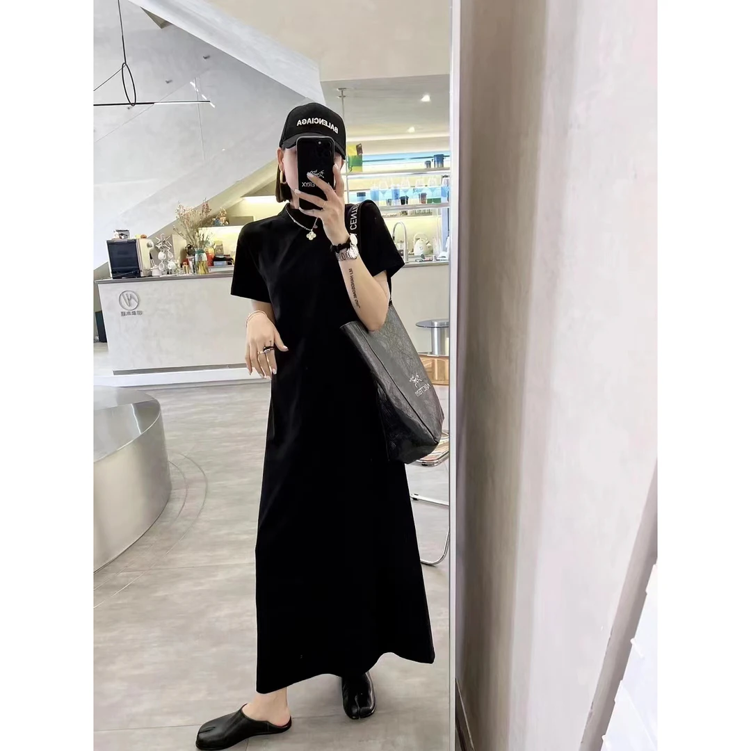 64085休闲H版极简百搭气质连衣群