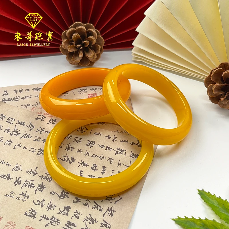 618大促价【来哥严选】收藏鸡油黄肉满黄精美手镯