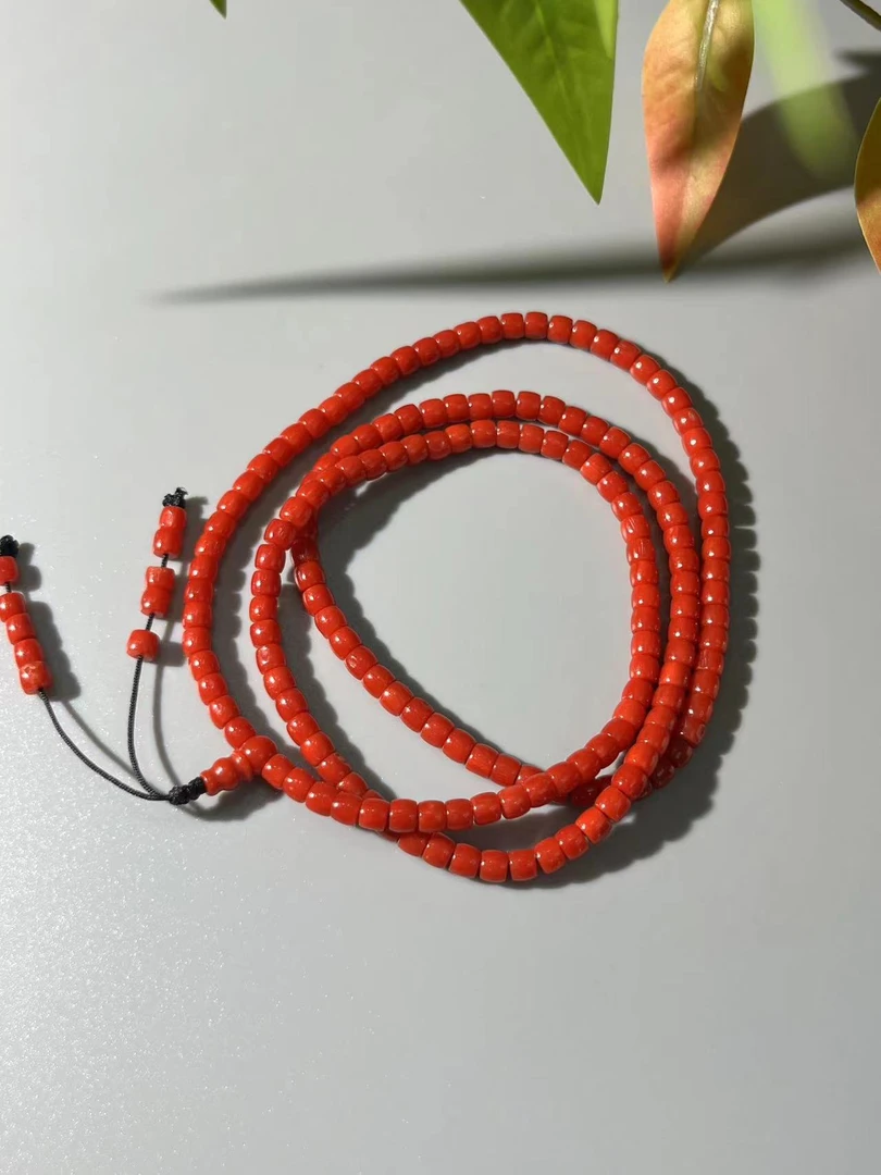 【大美】33-5689-直切桶珠项链108