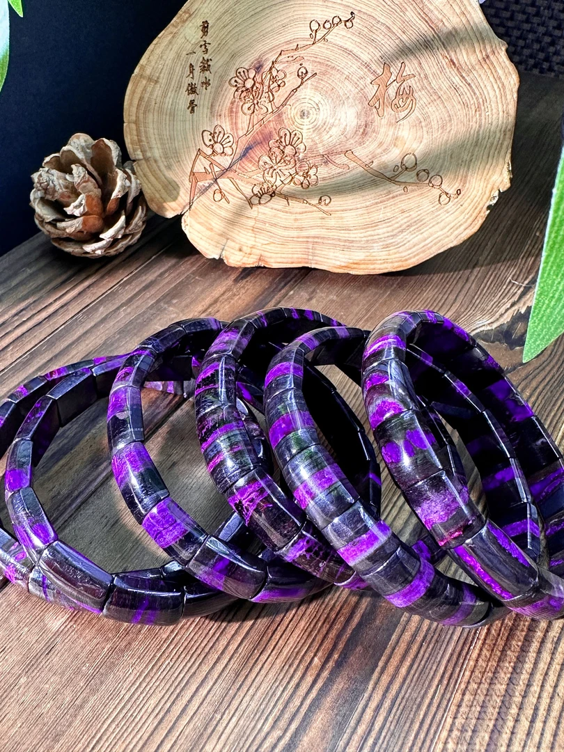 【大美】南非老矿 舒俱来火焰丝绒料手排@多样性发其一