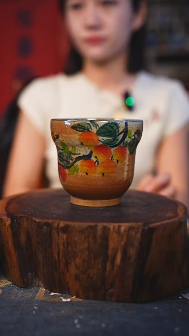 【闪购商品】瓷片手工手绘，高温釉下彩