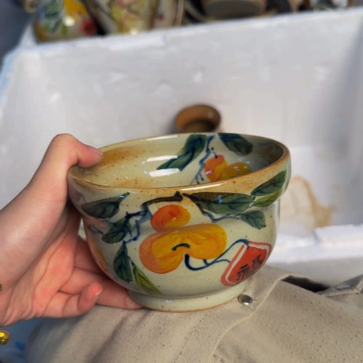 瓷片景德镇陶瓷釉下五彩