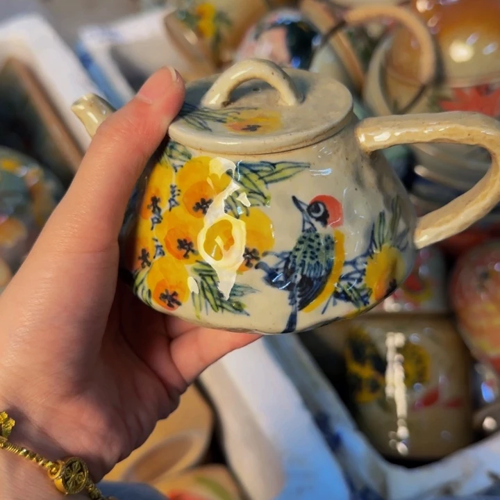 瓷片景德镇陶瓷釉下五彩