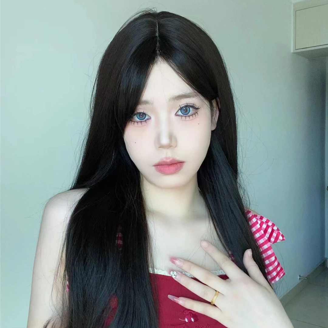 假发女长发自然全头套式大波浪长卷发中长发仿真头皮假发套全头套