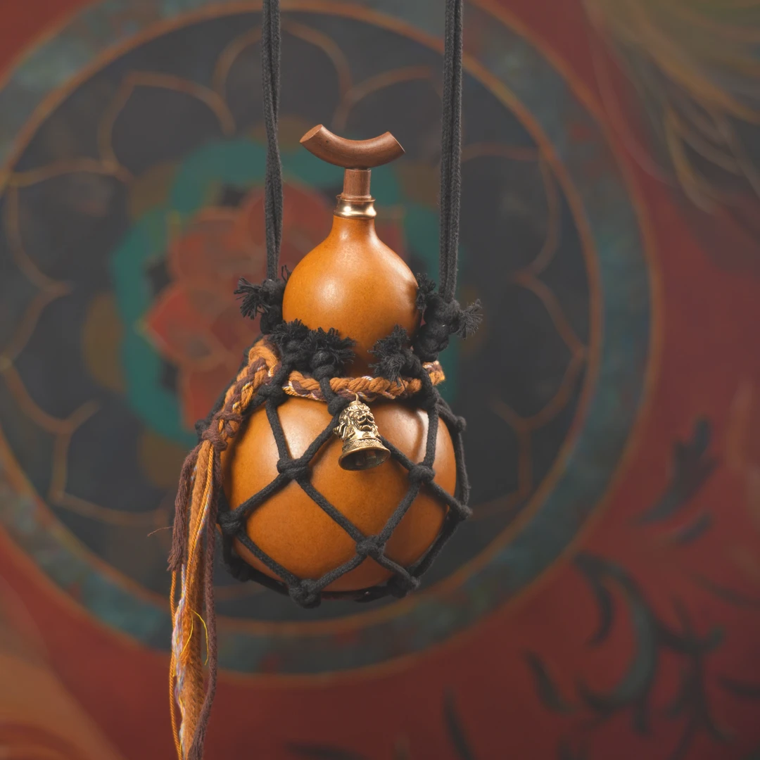 酒葫芦专用纯手工编制网兜一个（不含葫芦）