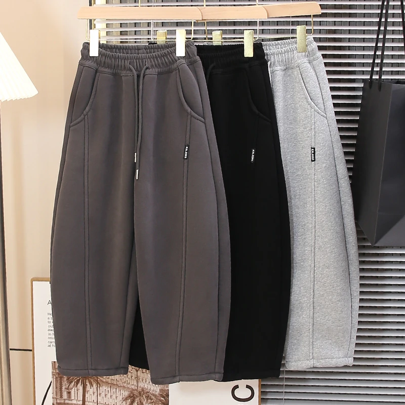 儿童装男童秋装裤子春秋冬款2025新款秋季中大童男孩弯刀卫裤运动