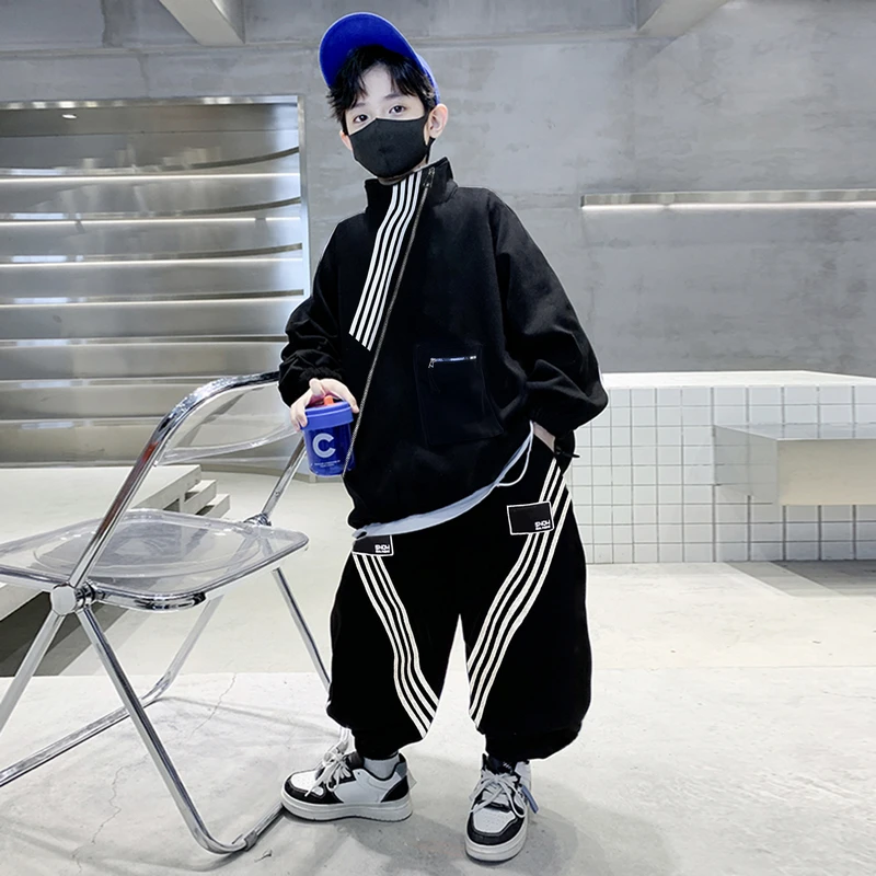 儿童装男童秋装套装2025新款中大童春秋款秋季休闲衣服帅气炸街潮