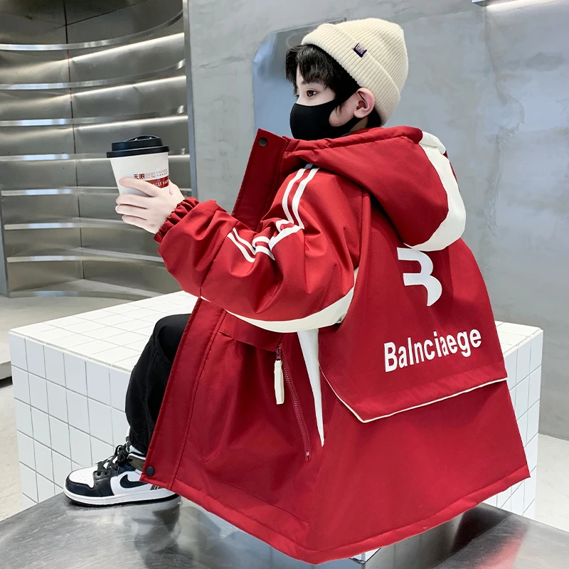 儿童装男童冲锋衣三合一秋冬款2025新款加厚中大童外套冬装男孩潮