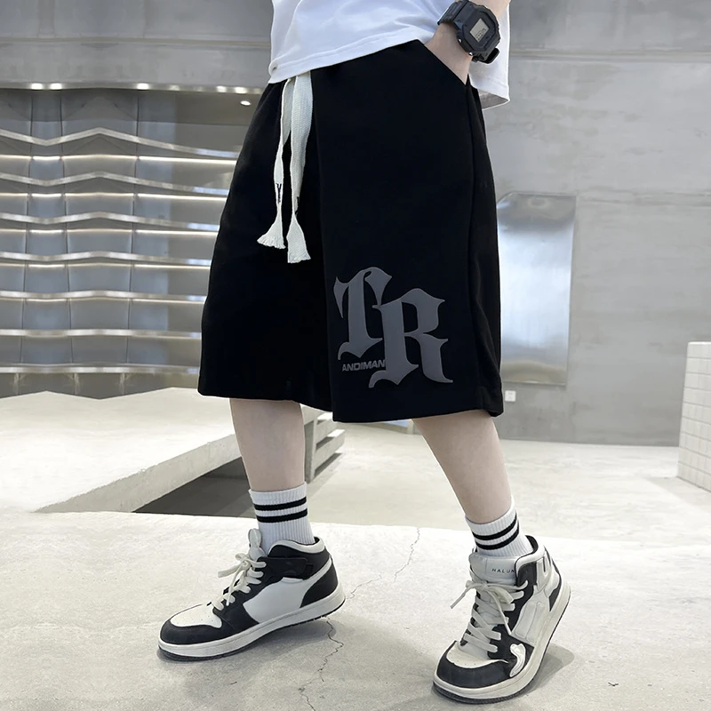 男童夏装短裤2025新款七分裤夏季中大儿童装男孩夏款运动中裤子潮